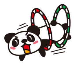 Favorite panda of the hoop sticker #886805