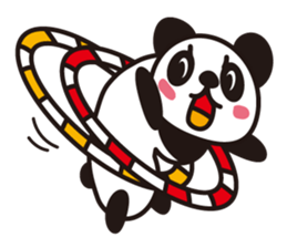 Favorite panda of the hoop sticker #886809