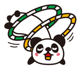 Favorite panda of the hoop sticker #886812