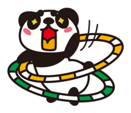 Favorite panda of the hoop sticker #886815