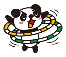 Favorite panda of the hoop sticker #886816