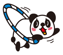 Favorite panda of the hoop sticker #886819