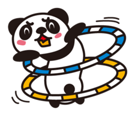 Favorite panda of the hoop sticker #886820