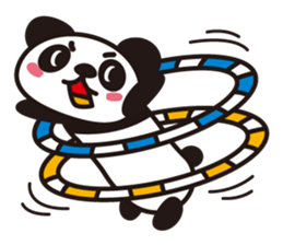 Favorite panda of the hoop sticker #886821