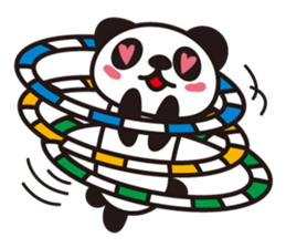 Favorite panda of the hoop sticker #886823