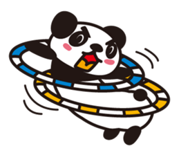 Favorite panda of the hoop sticker #886825
