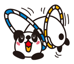 Favorite panda of the hoop sticker #886826