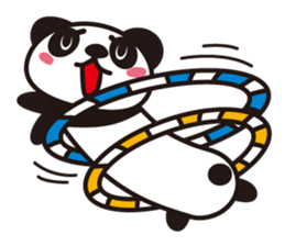 Favorite panda of the hoop sticker #886827