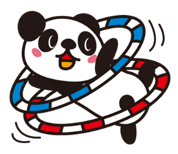 Favorite panda of the hoop sticker #886828