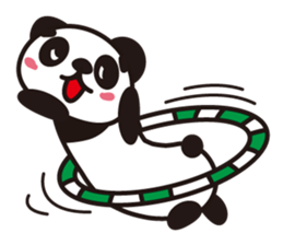 Favorite panda of the hoop sticker #886831
