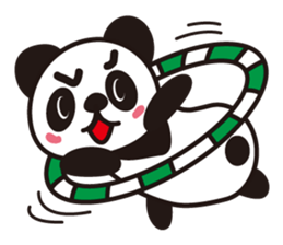 Favorite panda of the hoop sticker #886833