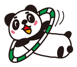 Favorite panda of the hoop sticker #886838