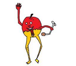 Idol apple and wonderful friends sticker #887599
