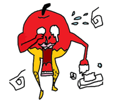 Idol apple and wonderful friends sticker #887602
