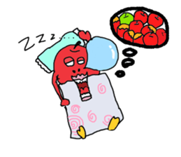 Idol apple and wonderful friends sticker #887611
