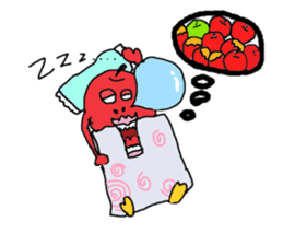 Idol apple and wonderful friends sticker #887611