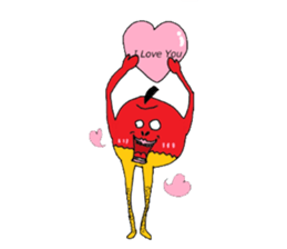Idol apple and wonderful friends sticker #887615