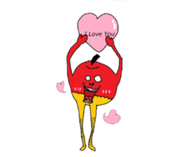 Idol apple and wonderful friends sticker #887615