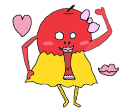 Idol apple and wonderful friends sticker #887620