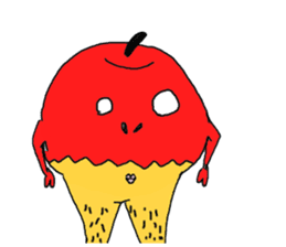 Idol apple and wonderful friends sticker #887623