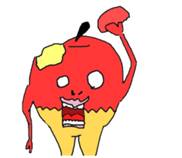 Idol apple and wonderful friends sticker #887627