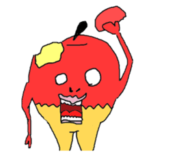 Idol apple and wonderful friends sticker #887627