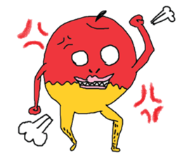Idol apple and wonderful friends sticker #887631