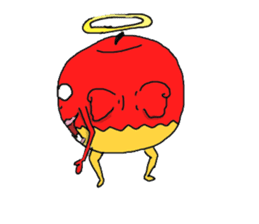 Idol apple and wonderful friends sticker #887632