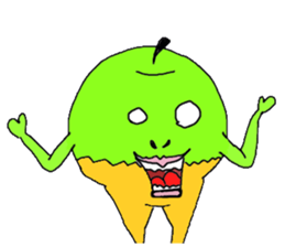 Idol apple and wonderful friends sticker #887633