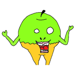 Idol apple and wonderful friends sticker #887633