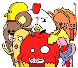 Idol apple and wonderful friends sticker #887638