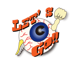 FUNKY eye sticker #887799