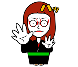 Amusing my friends sticker #888046