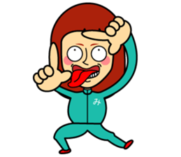 Amusing my friends sticker #888047