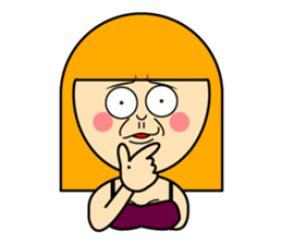 Amusing my friends sticker #888055