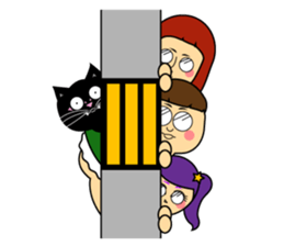 Amusing my friends sticker #888061