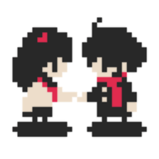 Pixels & Lovers #01 sticker #888276