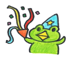 frog place KEROMICHI-AN tells silently sticker #888919