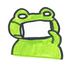 frog place KEROMICHI-AN tells silently sticker #888925