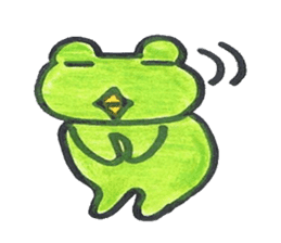 frog place KEROMICHI-AN tells silently sticker #888931