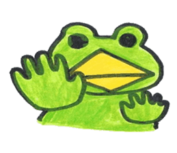 frog place KEROMICHI-AN tells silently sticker #888932