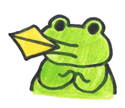 frog place KEROMICHI-AN tells silently sticker #888936