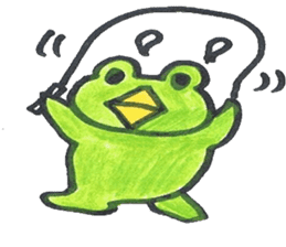 frog place KEROMICHI-AN  tells silently sticker #888948