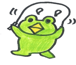 frog place KEROMICHI-AN tells silently sticker #888948