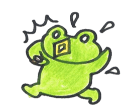 frog place KEROMICHI-AN  tells silently sticker #888953