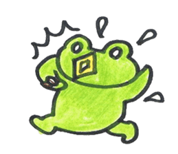 frog place KEROMICHI-AN tells silently sticker #888953