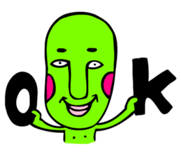 Green sticker #888961