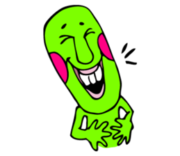 Green sticker #888995