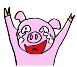 butachan and girl sticker #889043