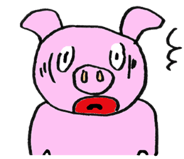 butachan and girl sticker #889046